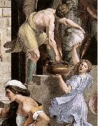 RAFFAELLO Sanzio The Fire in the Borgo oil